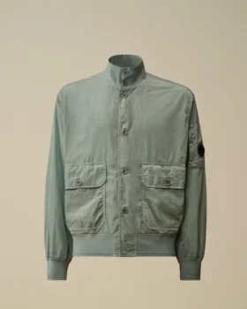 Blouson aviateur à boutons Chrome-R