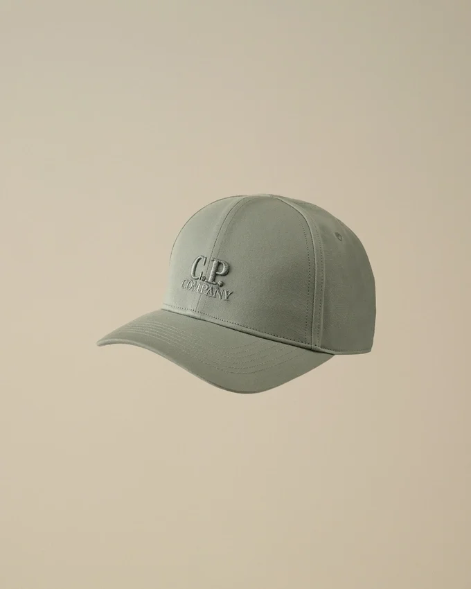 Casquette en gabardine avec logo