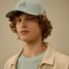 Casquette en gabardine avec logo