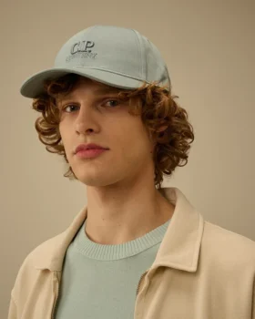 Casquette en gabardine avec logo