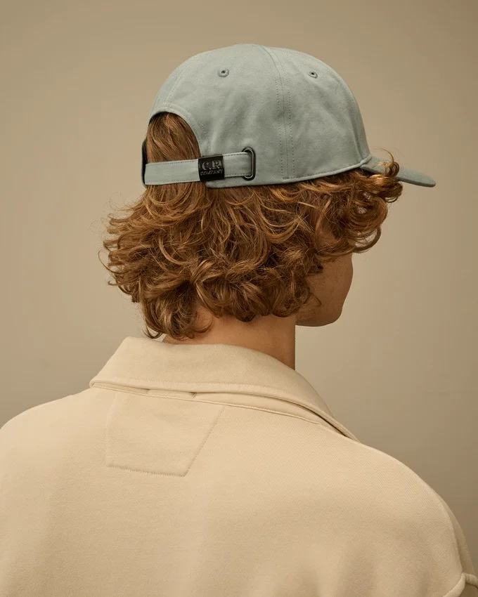 Casquette en gabardine avec logo