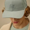 Casquette en gabardine avec logo