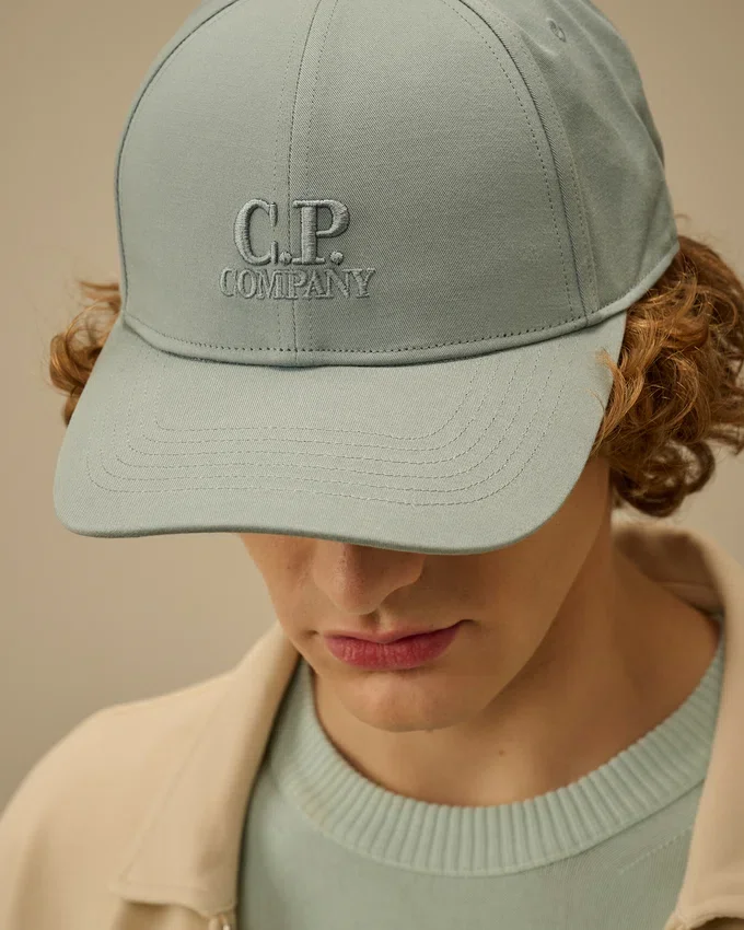Casquette en gabardine avec logo
