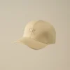 Casquette en gabardine à contrastes