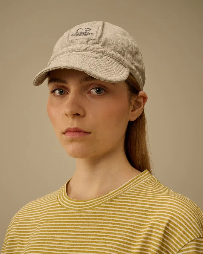 Casquette en mélange Rafia-R
