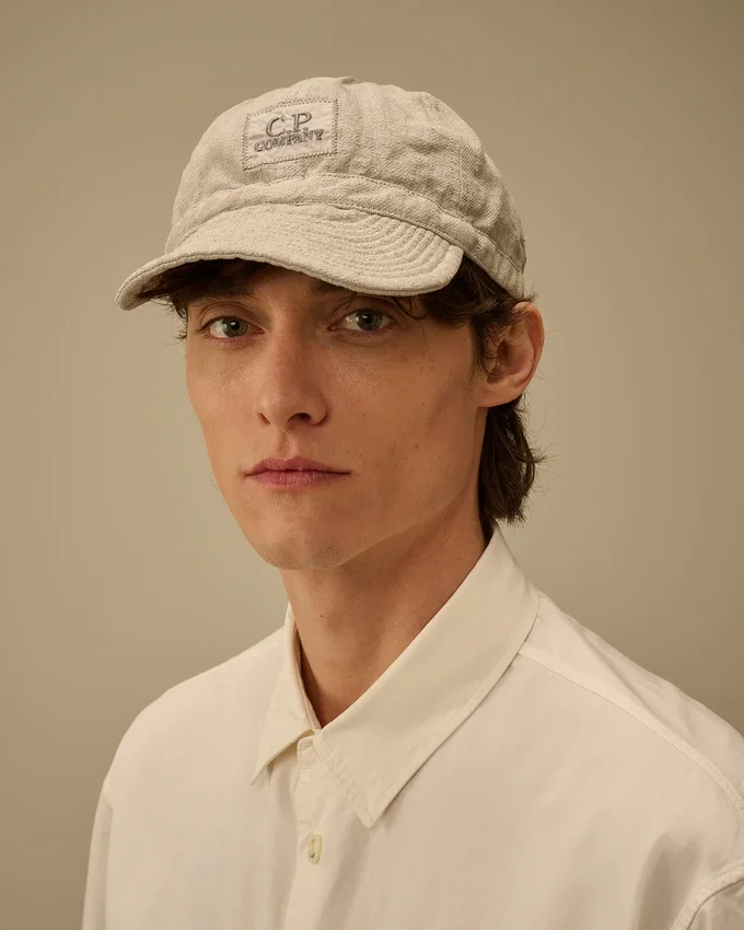Casquette en mélange Rafia-R