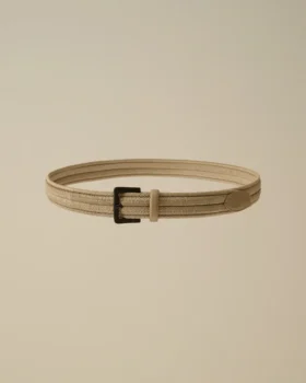 Ceinture en coton tressé mélangé