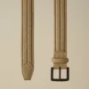 Ceinture en coton tressé mélangé