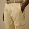 Ceinture en coton tressé mélangé