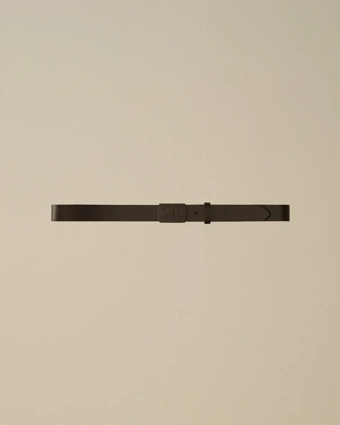 Ceinture en cuir avec logo