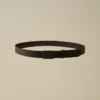 Ceinture en cuir avec logo