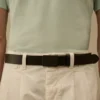 Ceinture en cuir avec logo