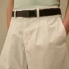 Ceinture en cuir avec logo