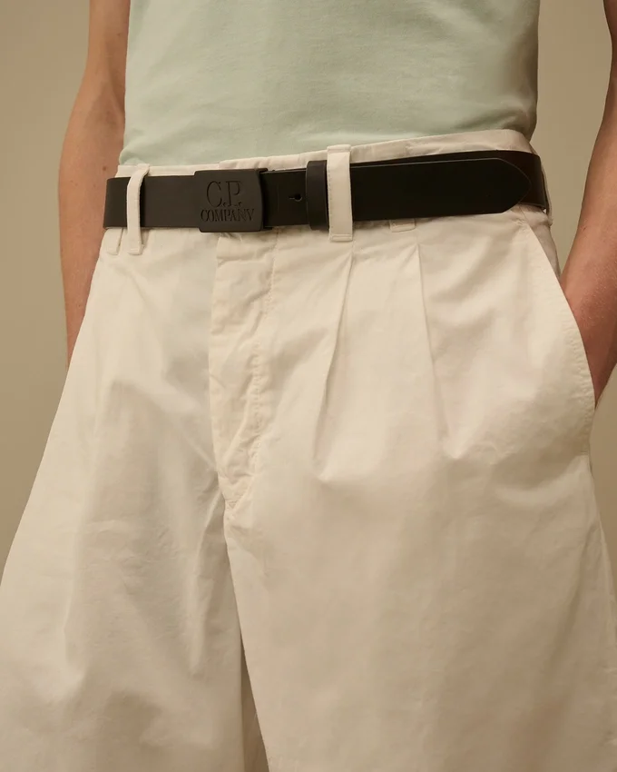 Ceinture en cuir avec logo