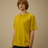Chemise en jersey 20/1 avec logo plaqué