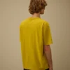 Chemise en jersey 20/1 avec logo plaqué