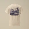 Chemise graphique à manches courtes en jersey de coton 30/1 U16