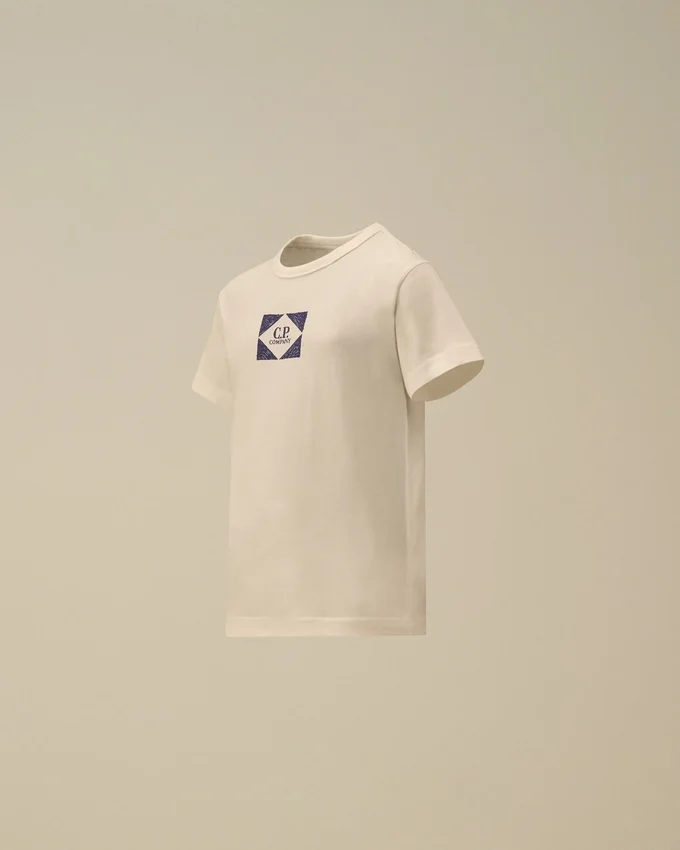 Chemise graphique à manches courtes en jersey de coton 30/1 U16