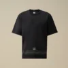 Chemise à manches courtes brodée en jersey mercerisé 30/2 torsadé