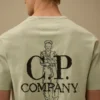 Chemise à manches courtes en jersey 1020 avec broderie