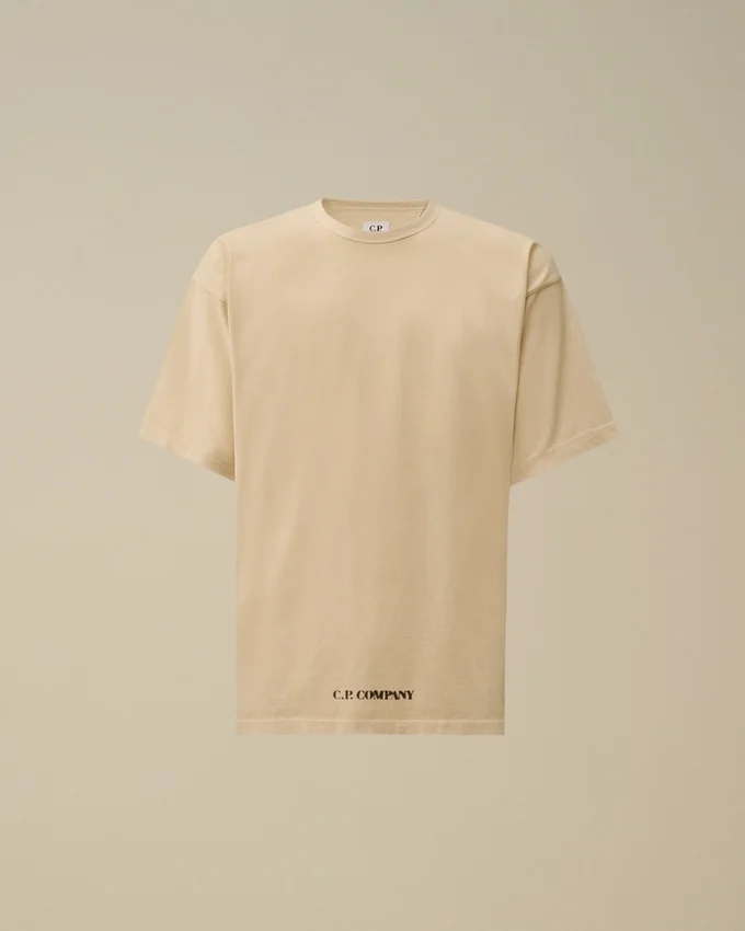 Chemise à manches courtes en jersey 1020 avec imprimé au pochoir