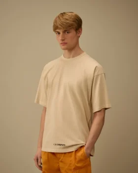 Chemise à manches courtes en jersey 1020 avec imprimé au pochoir