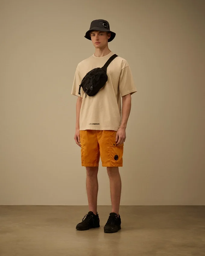 Chemise à manches courtes en jersey 1020 avec imprimé au pochoir