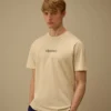 Chemise à manches courtes en jersey 24/1 avec logo