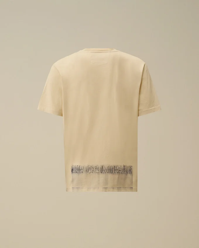 Chemise à manches courtes en jersey 24/1 avec logo