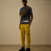 Chemise à manches courtes en jersey 24/1 avec logo sur le bas