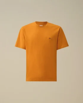 Chemise à manches courtes en jersey 30/1 avec écusson logo
