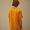 Chemise à manches courtes en jersey 30/1 avec écusson logo
