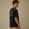 Chemise à manches courtes en jersey 30/1 avec imprimé graphique