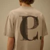 Chemise à manches courtes en jersey 30/1 avec logo