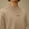 Chemise à manches courtes en jersey 30/1 avec logo