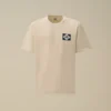 Chemise à manches courtes en jersey compact 20/1 avec logo