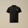 Chemise à manches courtes en jersey de coton 30/1 U16 avec écusson logo
