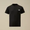 Chemise à manches courtes en jersey de coton 30/1 U16 avec écusson logo