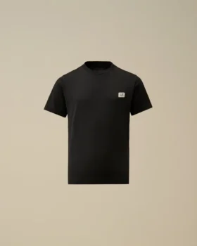 Chemise à manches courtes en jersey de coton 30/1 U16 avec écusson logo