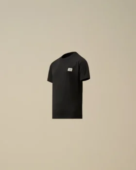 Chemise à manches courtes en jersey de coton 30/1 U16 avec écusson logo