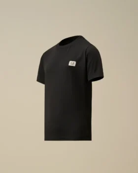 Chemise à manches courtes en jersey de coton 30/1 U16 avec écusson logo
