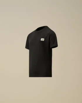 Chemise à manches courtes en jersey de coton 30/1 U16 avec écusson logo