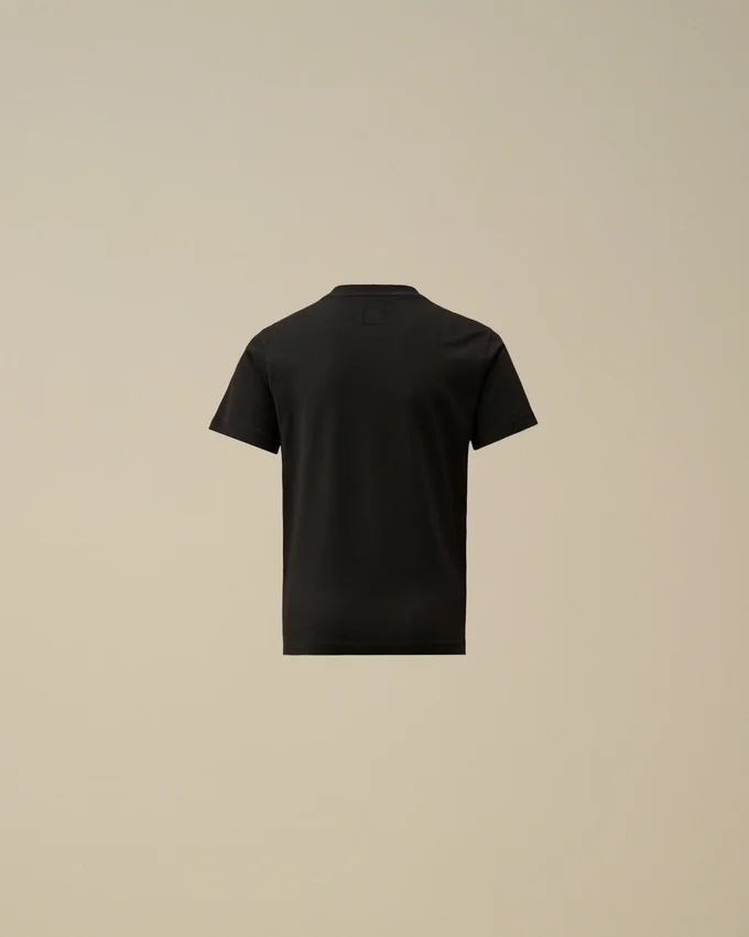 Chemise à manches courtes en jersey de coton 30/1 U16 avec écusson logo