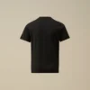 Chemise à manches courtes en jersey de coton 30/1 U16 avec écusson logo