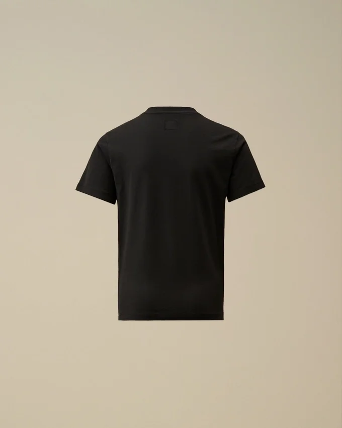 Chemise à manches courtes en jersey de coton 30/1 U16 avec écusson logo