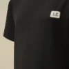 Chemise à manches courtes en jersey de coton 30/1 U16 avec écusson logo