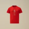 Chemise à manches courtes en jersey de coton 30/1 U16 avec logo