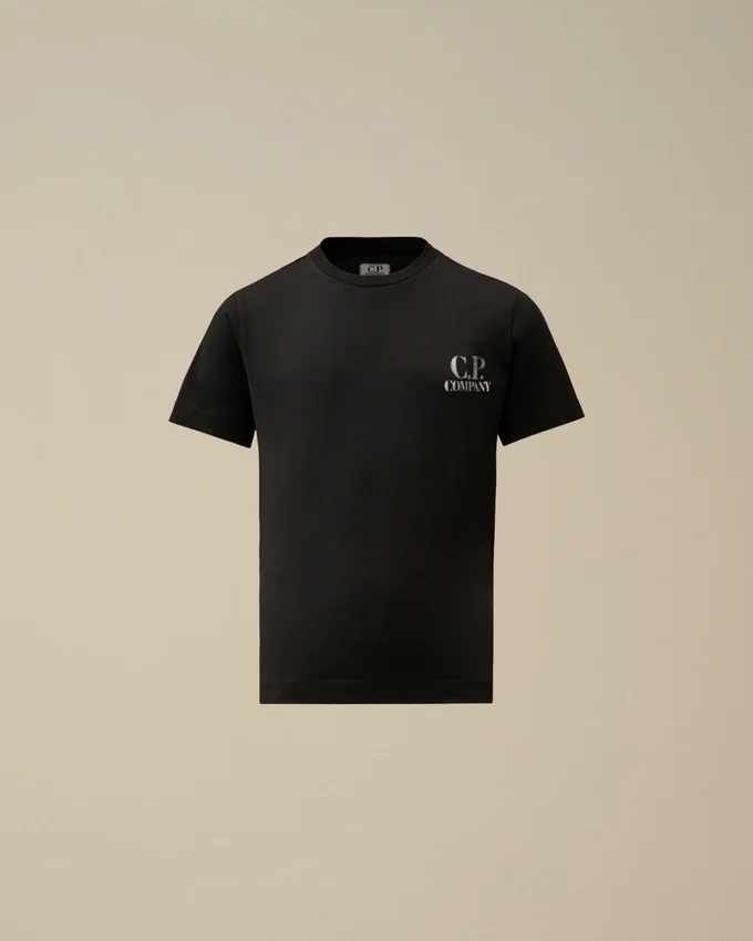 Chemise à manches courtes en jersey de coton 30/1 U16 avec logo