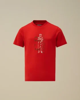 Chemise à manches courtes en jersey de coton 30/1 U16 avec logo