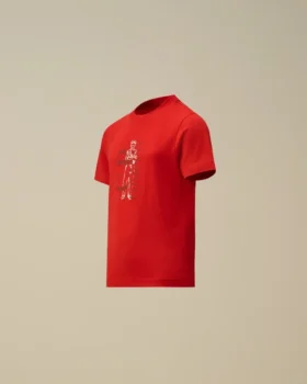 Chemise à manches courtes en jersey de coton 30/1 U16 avec logo